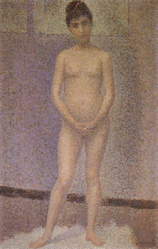 Georges Seurat A standing position of the Obverse Norge oil painting art